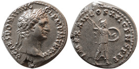 ROMAN EMPIRE; Domitian, 81-96 AD. AR Denarius.