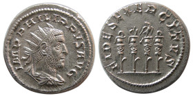 ROMAN EMPIRE. Philip I. AD. 242-249. AR Antoninianus.