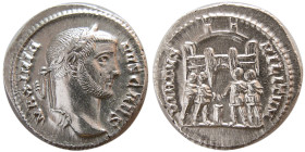 ROMAN EMPIRE. Maximianus. 286-305 AD. AR Argentius.