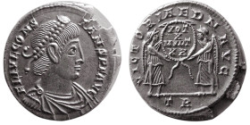 ROMAN EMPIRE; Constans I, 337-350 AD. AR Siliqua.