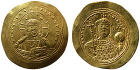 BYZANTINE EMPIRE. Constantine IX, AV Histamenon Nomisma