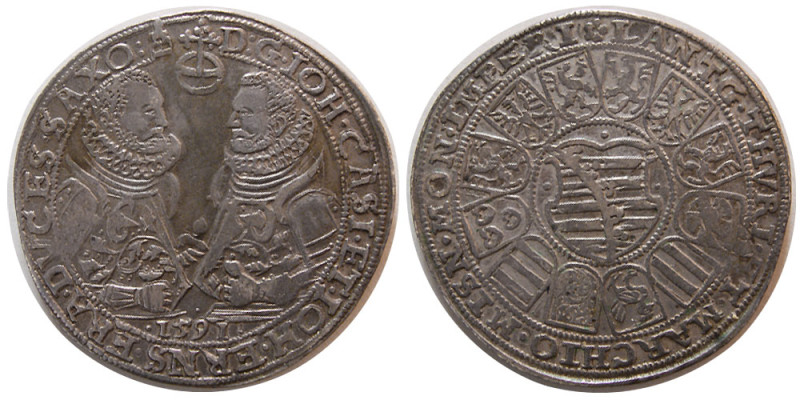 GERMAN STATES, SAXE-COEURG-GOTHA. Johan Earnst & Johan Casimir. 1572-1633. Silve...