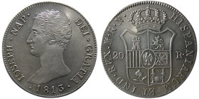 SPAIN, Joseph Napoléon Bonaparte, 1813, (Madrid) AR 20 reales