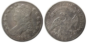 UNITED STATES. 1824. Half Dollar. Liberty Capped Bust.