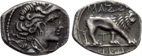 GALLIA. Massalia. Drachm (Circa 90-50 BC)