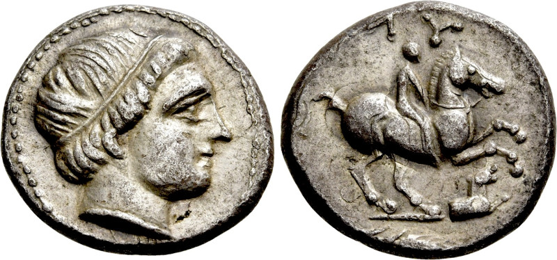 KINGS OF THRACE (Macedonian). Lysimachos (305-281 BC). Tetrobol. Amphipolis. 
...