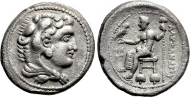 KINGS OF MACEDON. Alexander III 'the Great' (336-323 BC). Tetradrachm. Tyre. Dated RY 22 of Azemilkos (328/7 BC)