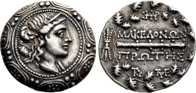 MACEDON UNDER ROMAN PROTECTORATE. First Meris. Tetradrachm (Circa 167-148 BC). Amphipolis