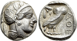 ATTICA. Athens. Tetradrachm (Circa 454-404 BC)