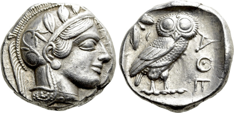 ATTICA. Athens. Tetradrachm (Circa 454-404 BC). 

Obv: Helmeted head of Athena...