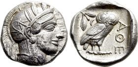 ATTICA. Athens. Tetradrachm (Circa 454-404 BC)