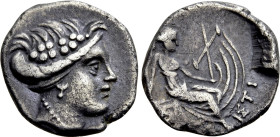 EUBOIA. Histiaia. Tetrobol (3rd-2nd centuries BC)