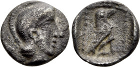 ASIA MINOR. Uncertain (possibly Cilicia). Tetartemorion (Circa 5th century BC)