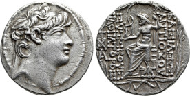 SELEUKID KINGDOM. Antiochos X Eusebes Philopator (Circa 94-88 BC). Tetradrachm. Antioch on the Orontes