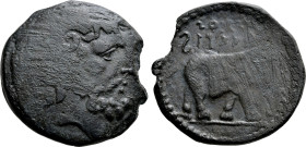 KINGS OF NUMIDIA. Juba I (Circa 60-46 BC). Ae Unit