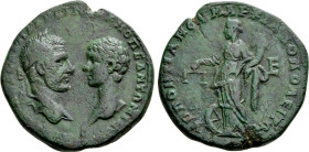 MOESIA INFERIOR. Marcianopolis. Macrinus with Diadumenian (217-218). Ae Pentassarion. Pontianus, legatus consularis
