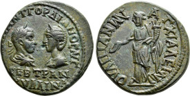 THRACE. Anchialus. Gordian III, with Tranquillina (238-244). Ae