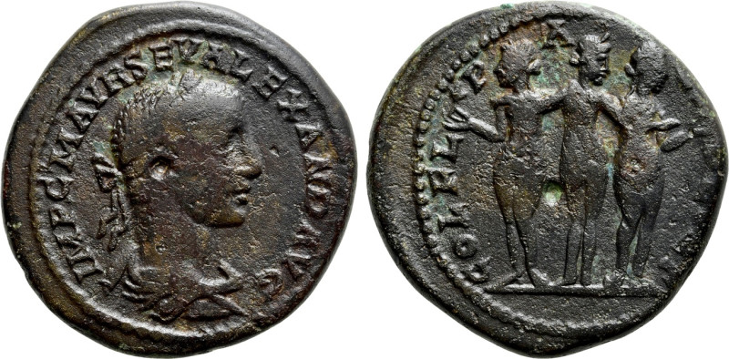 THRACE. Deultum. Severus Alexander (222-235). Ae. 

Obv: IMP C M AVR SEV ALEXA...