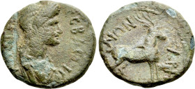 CARIA. Tabae. Plotina (Augusta, 105-123). Ae