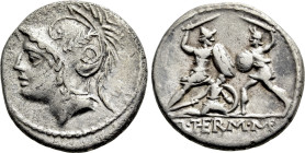 Q. THERMUS M. F. Denarius (103 BC). Rome