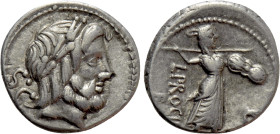 L. PROCILIUS. Denarius (80 BC). Rome