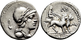 M. VOLTEIUS M. F. Denarius (78 BC). Rome