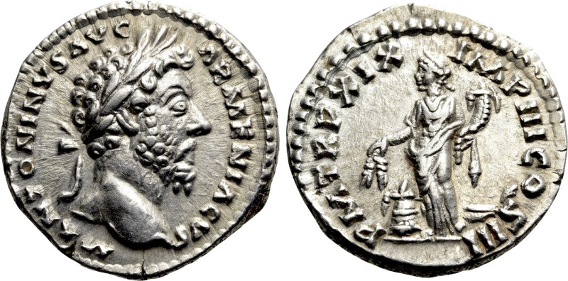 MARCUS AURELIUS (161-180). Denarius. Rome.

Obv: M ANTONINVS AVG ARMENIACVS.
...