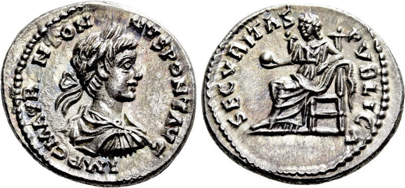 CARACALLA (198-217). Denarius. Laodicea ad Mare. 

Obv: IMP C M AVR ANTONINVS ...