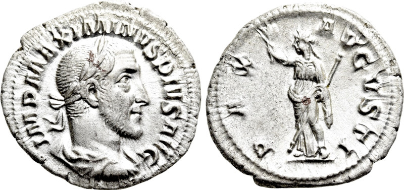 MAXIMINUS THRAX (235-238). Denarius. Rome. 

Obv: IMP MAXIMINVS PIVS AVG. 
La...