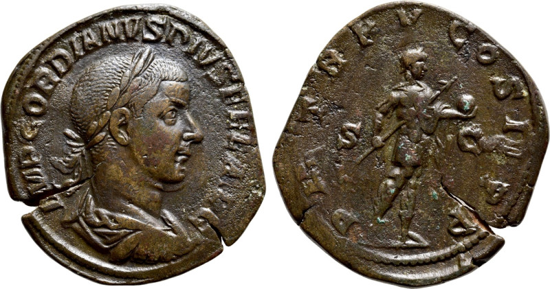 GORDIAN III (238-244). Sestertius. Rome. 

Obv: IMP GORDIANVS PIVS FEL AVG. 
...