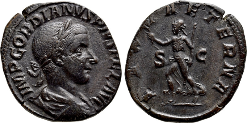 GORDIAN III (238-244). Sestertius. Rome. 

Obv: IMP GORDIANVS PIVS FEL AVG. 
...