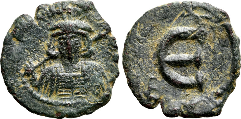 CONSTANTINUS IV Pogonatus (668-685). Pentanummium. Constantinople. 

Obv: Crow...