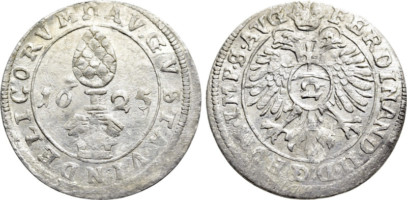 GERMANY. Augsburg. Ferdinand II (1619-1637). 2 Kreuzer (1625). 

Obv: AVGVSTA ...