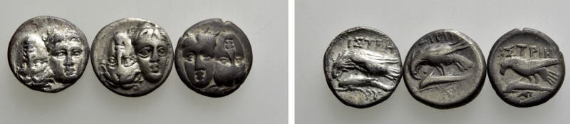 3 Drachms of Istros. 

Obv: .
Rev: .

. 

Condition: See picture.

Weig...