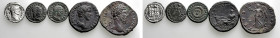 5 Roman Coins; All Tooled