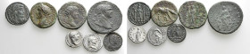 7 Roman Coins; All Tooled