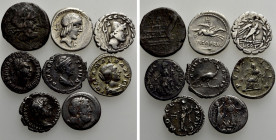 8 Roman Coins