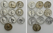 10 Antoniniani of Trajanus Decius