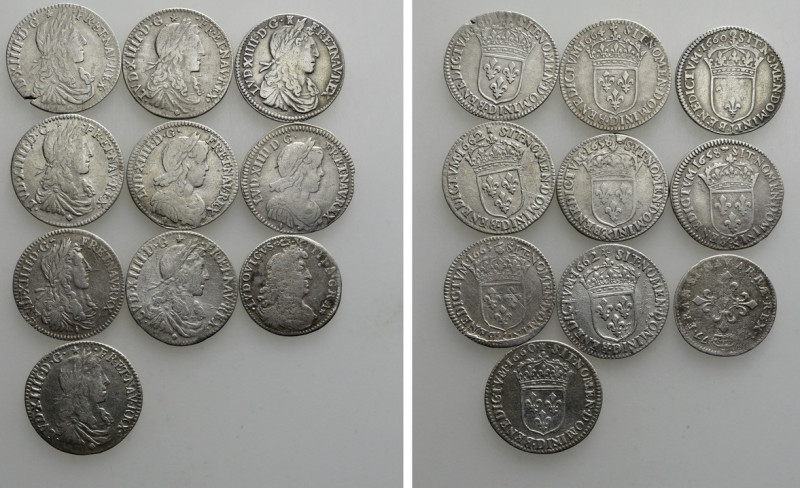10 Coins of France. 

Obv: .
Rev: .

. 

Condition: See picture.

Weigh...