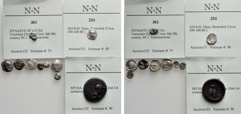 10 Greek Coins. 

Obv: .
Rev: .

. 

Condition: See picture.

Weight: g...