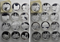 12 Modern Silver Medals (Circa 240 gr. fine)