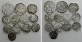 12 Modern Coins; Poland; France, Austria etc