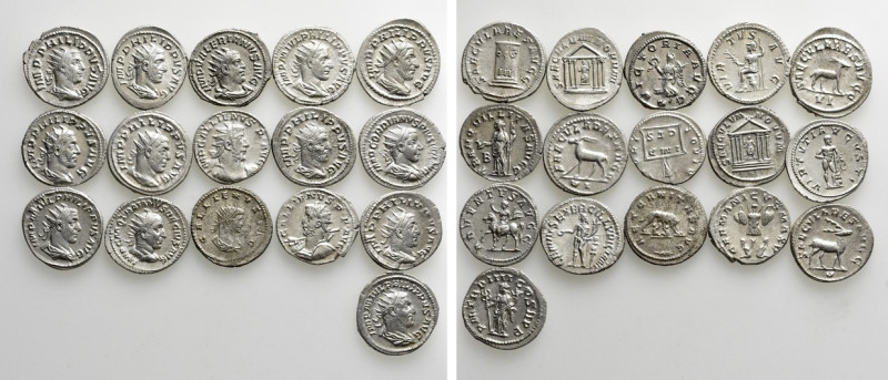 16 Antoniniani. 

Obv: .
Rev: .

. 

Condition: .

Weight: g.
 Diamete...