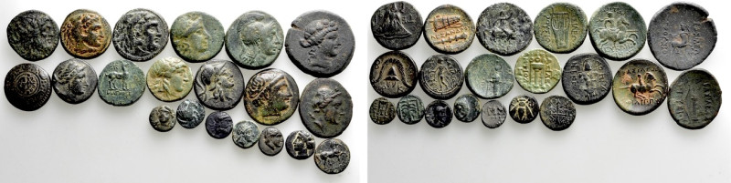 20 Greek Coins. 

Obv: .
Rev: .

. 

Condition: See picture.

Weight: g...