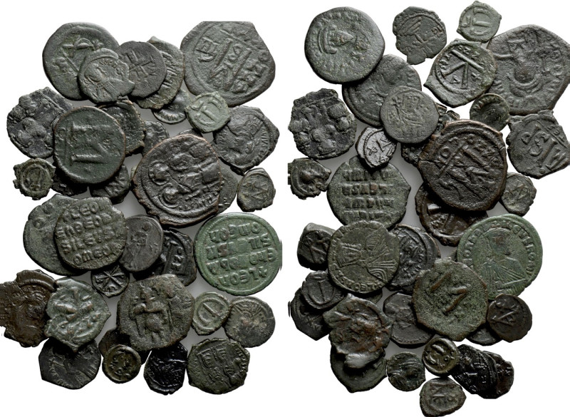 37 Byzantine Coins. 

Obv: .
Rev: .

. 

Condition: See picture.

Weigh...