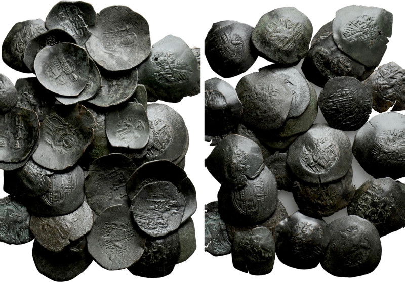 38 Late Byzantine Coins. 

Obv: .
Rev: .

. 

Condition: See picture.

...