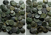 Circa 60 Greek Coins
