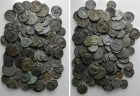 Circa 100 Late Roman Coins