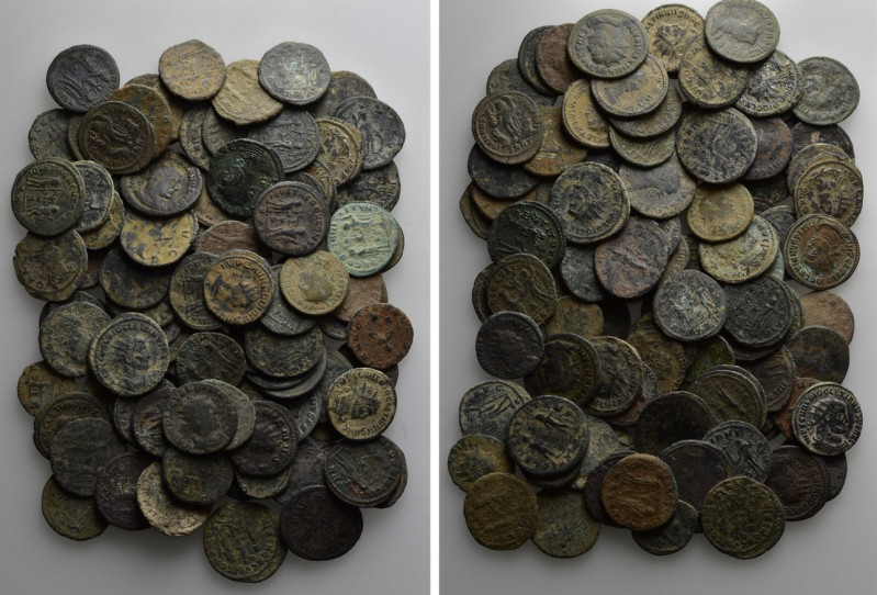 Circa 100 Roman Coins; Mostly Antoniniani. 

Obv: .
Rev: .

. 

Condition...