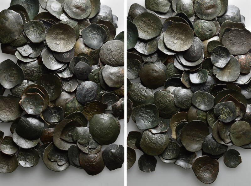 Circa 150 Late Byzantine Coins. 

Obv: .
Rev: .

. 

Condition: See pictu...